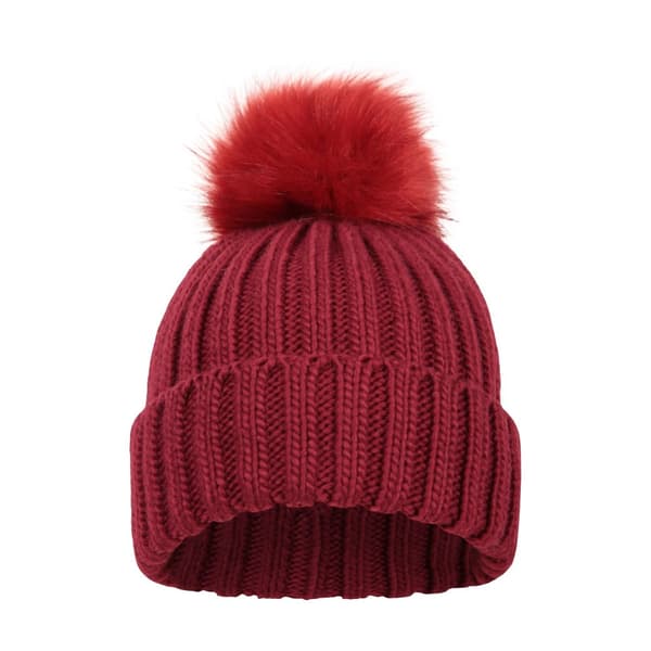 Mountain Warehouse Dam/dam Geneva Borg Fodrad mössa Red One Size