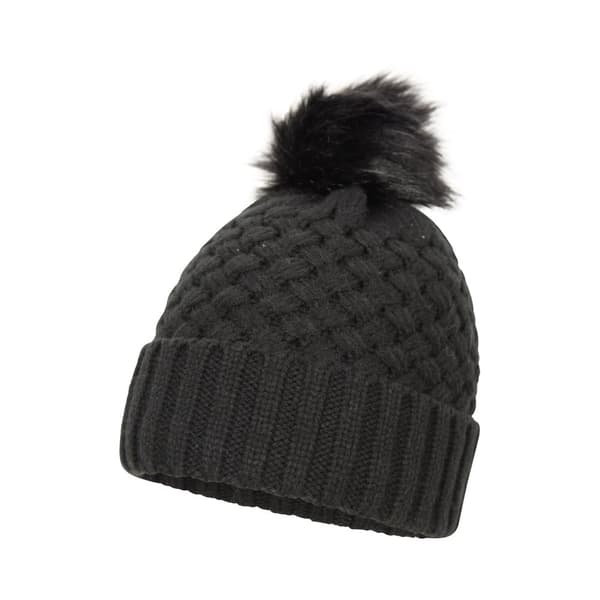 Mountain Warehouse Womens/Ladies Lisbon Pom Pom Borg Lined Beanie