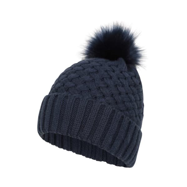 Mountain Warehouse Womens/Ladies Lisbon Pom Pom Borg Lined Beanie
