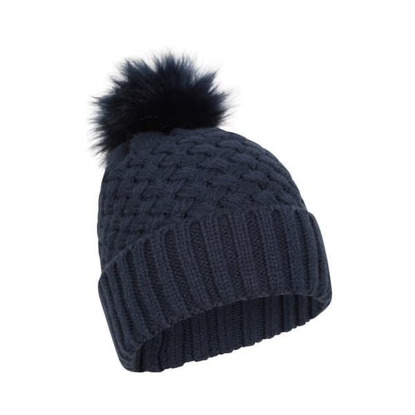 Mountain Warehouse Womens/Ladies Lisbon Pom Pom Borg Lined Beanie