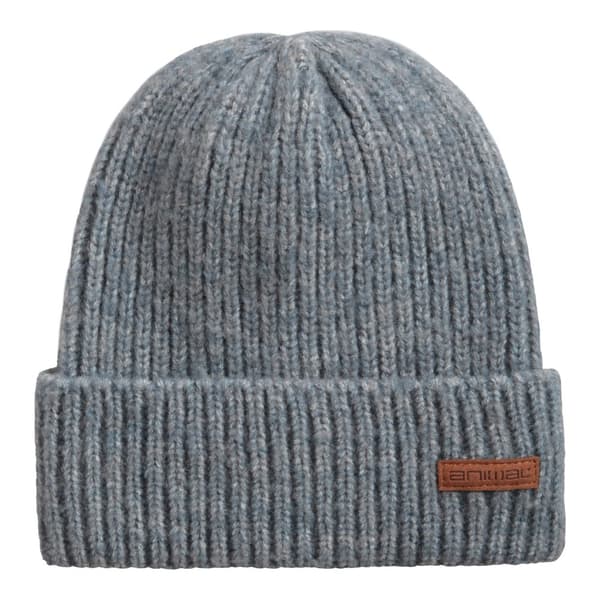 Animal Mens Codi - stickad mössa i återvunnet material Blue One Size