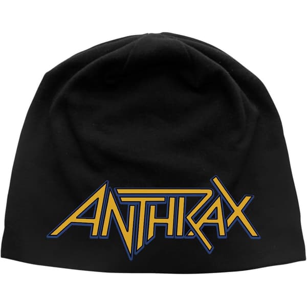 Anthrax Unisex Adult Logo Beanie Black One Size
