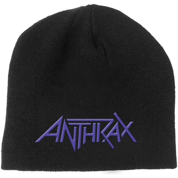 Anthrax Unisex Adult Logo Beanie Black One Size
