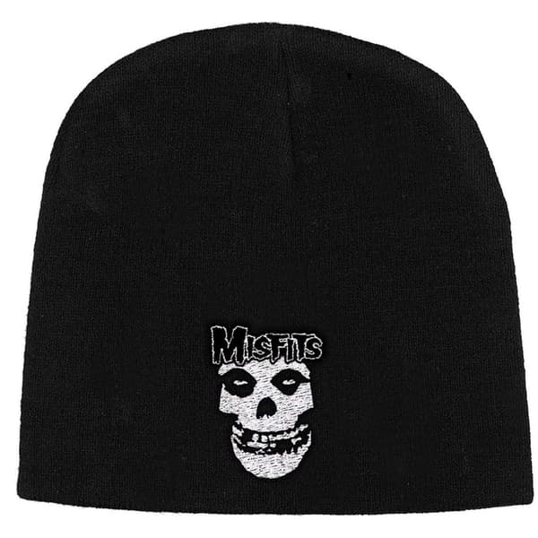 Misfits Unisex Adult Logo & Fiend Beanie Black One Size