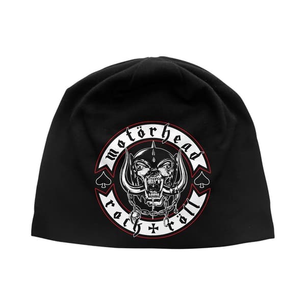 Motorhead Unisex Adult Biker Badge Beanie