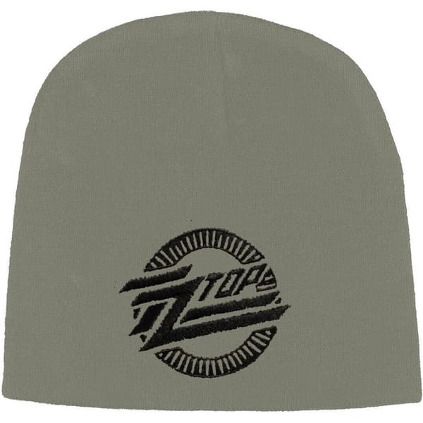 ZZ Top Unisex Adult Circle Logo Beanie Grey One Size