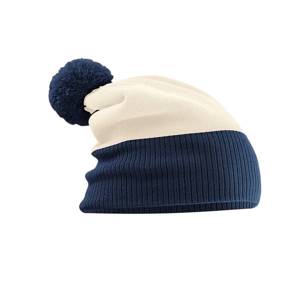 Beechfield Unisex vuxen Snowstar tvåfärgad mössa