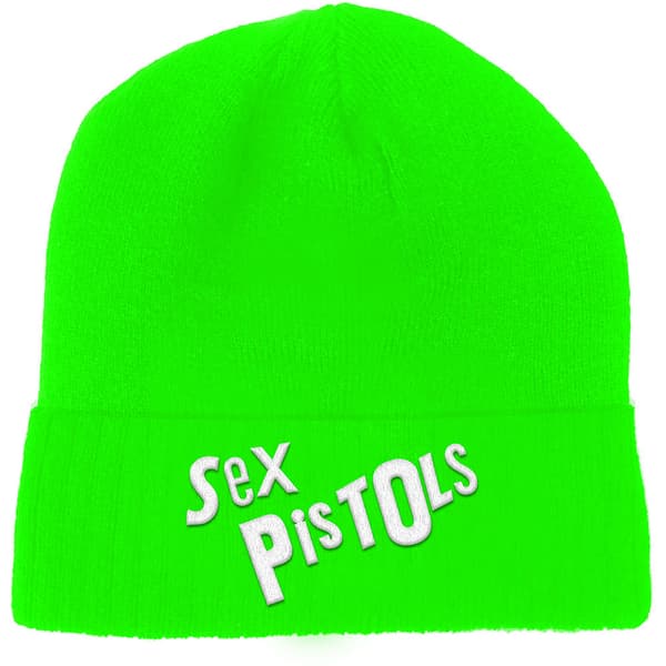Sex Pistols Unisex voksen logo-bøllehat til voksne Fluorescent Green One Size