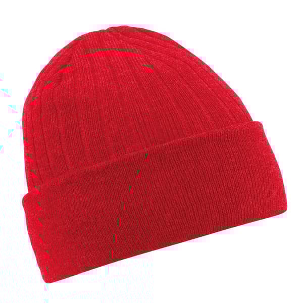 Beechfield Unisex Adult Thinsulate Beanie Classic Red One Size