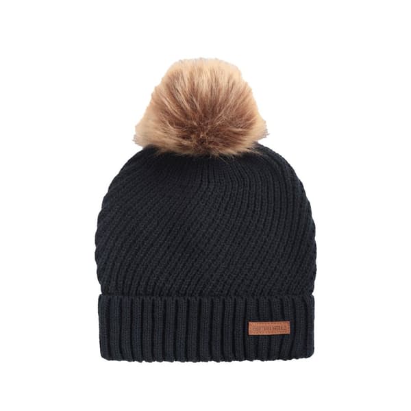 Animal Womens/Ladies Keely Pom Pom Recycled Beanie Navy One Size