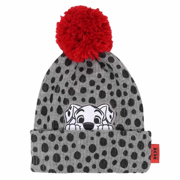101 Dalmatians Mössa Peeping Pup Grey/Black/Red One Size
