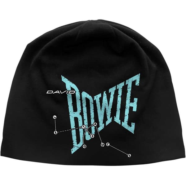 David Bowie Unisex Vuxen Let´s Dance Mössa Black/Blue One Size