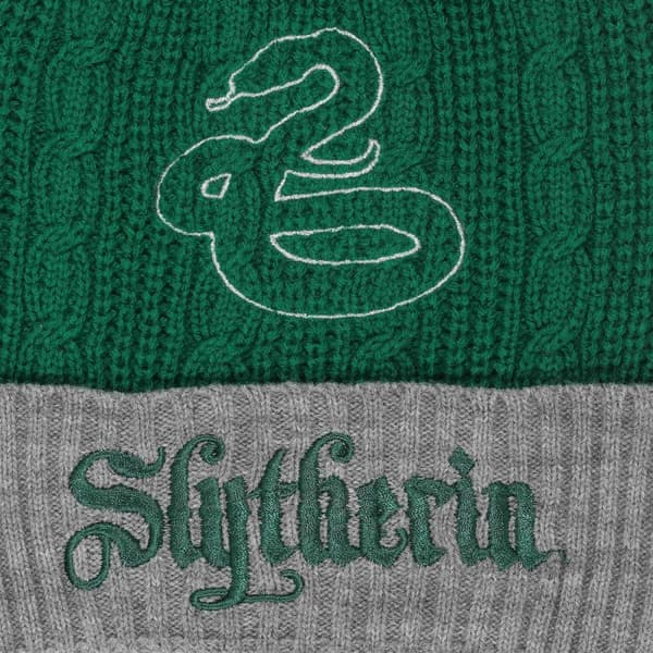 Harry Potter Slytherin Pom Pom Beanie
