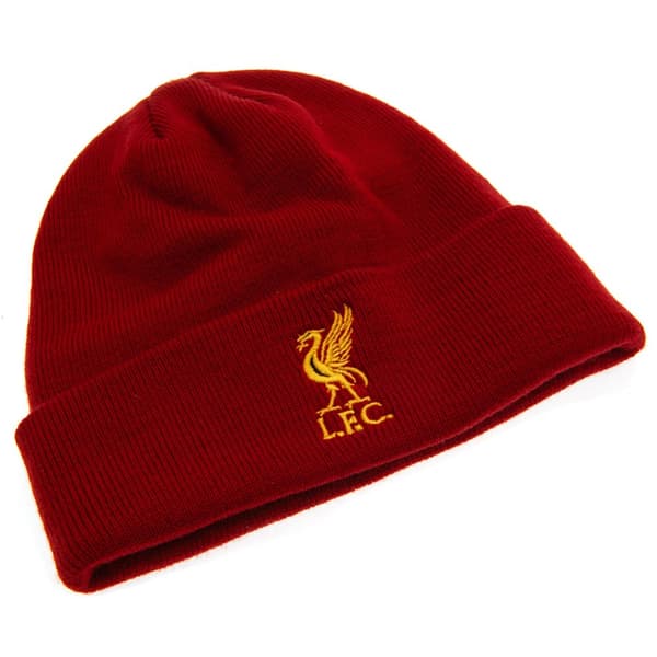 Liverpool FC Unisex Mössa med uppvikt mudd för vuxna