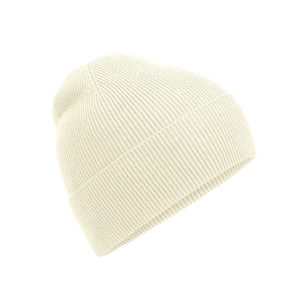 Beechfield Unisex Adult Knitted Organic Cotton Beanie Sand One Size