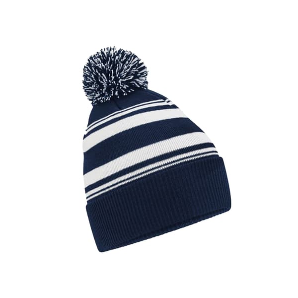 Beechfield Unisex Adult Fan Striped Beanie