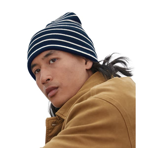 Beechfield Unisex Adult Original Striped Deep Cuffed Beanie