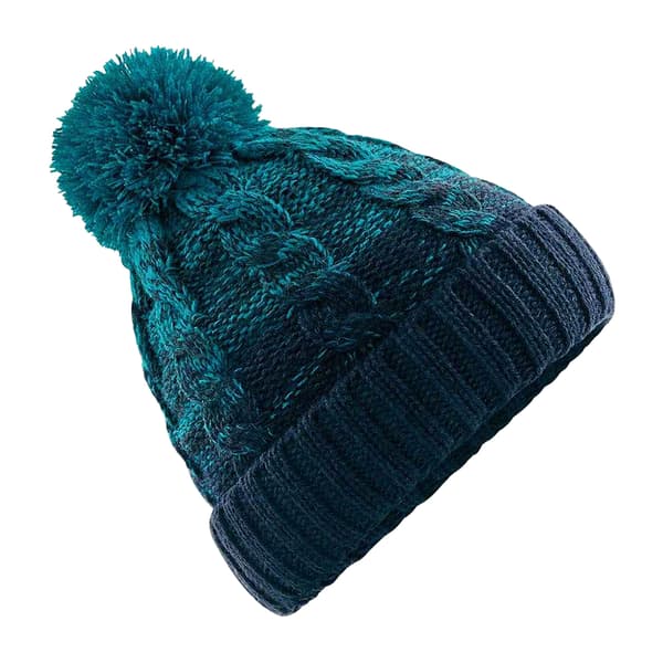 Beechfield Unisex vuxen Ombre Pom Pom mössa