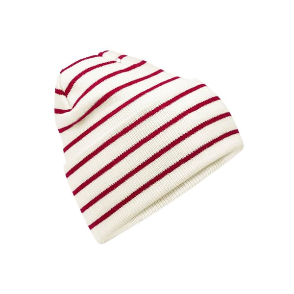 Beechfield Unisex vuxen Original randig mössa med djup mudd