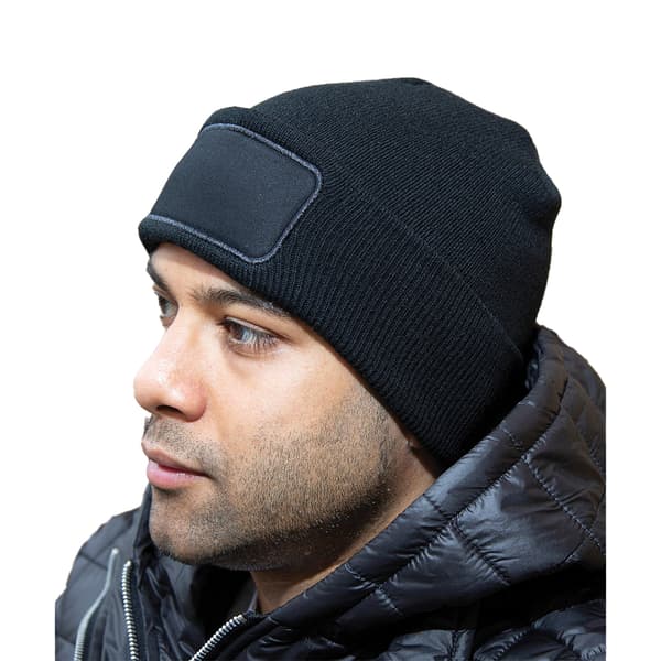 Result Unisex Adult Double Knit Printable Beanie
