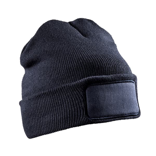 Result Unisex Adult Double Knit Printable Beanie
