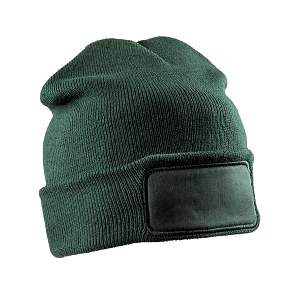 Result Unisex Adult Double Knit Printable Beanie