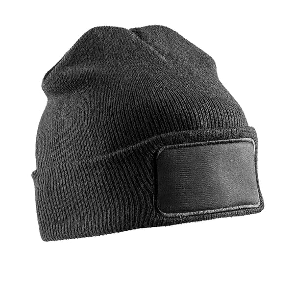 Result Unisex Adult Double Knit Printable Beanie