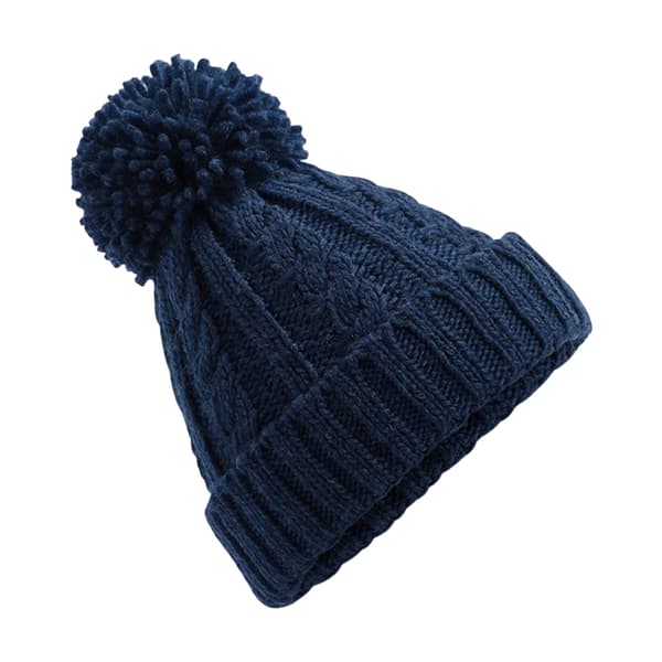 Beechfield Unisex Adult Melange Cable Knit Beanie
