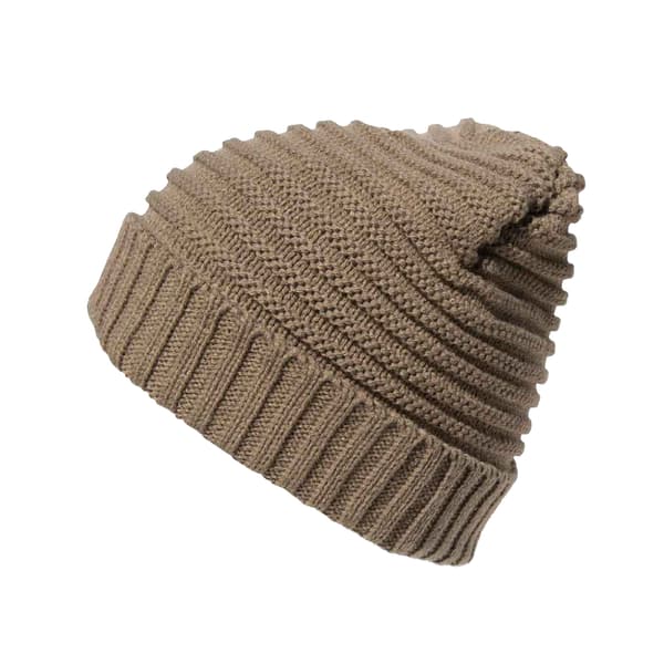 Result Winter Essentials Unisex Adult Braided Fleece Lined Beanie Fennel One Size