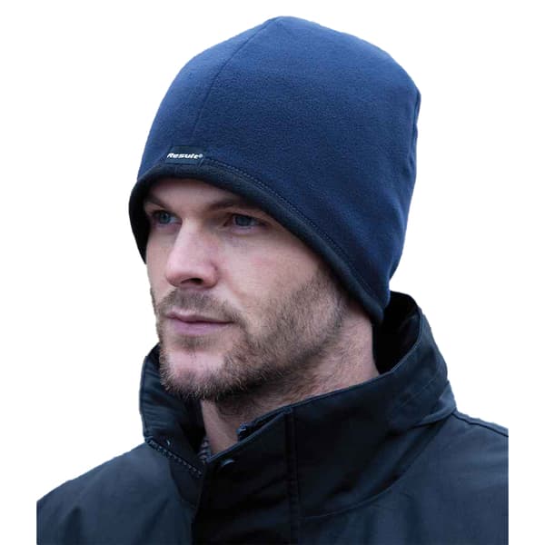 Result Winter Essentials Unisex Adult Reversible Microfleece Bobble Hat