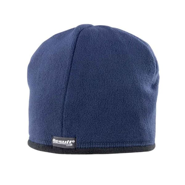 Result Winter Essentials Unisex Adult Reversible Microfleece Bobble Hat