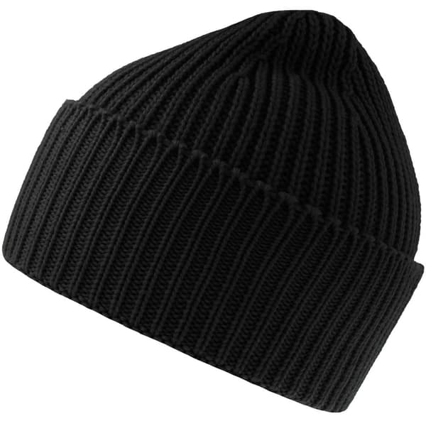Atlantis Unisex Vuxen Oak Chunky Knit Beanie Black One Size