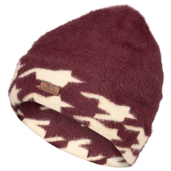Trespass Womens/Ladies Toffy Reversible Beanie Mulberry One Size