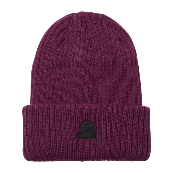 TOG24 Unisex Adult Burke Knitted Beanie Purple Berry One Size
