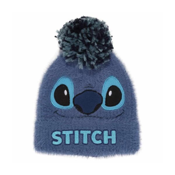 Lilo & Stitch Unisex Vuxen Pom Pom Fluffig Mössa Blue One Size