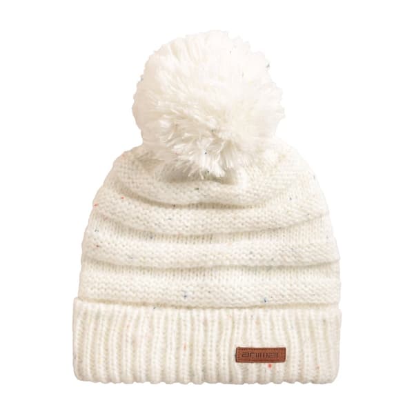 Animal Dam/Dotter Addison Pom Pom Slouch Beanie White One Size