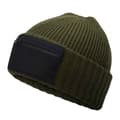 Miniatyrbilde 2 av 2: Beechfield Unisex Adult Zip Patch Beanie