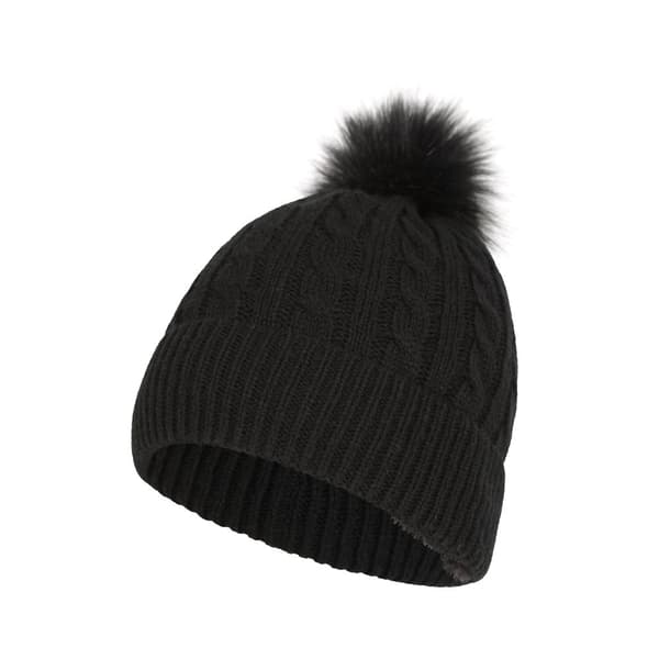 Mountain Warehouse Womens/Ladies Pom Pom Faux Fur Lined Beanie