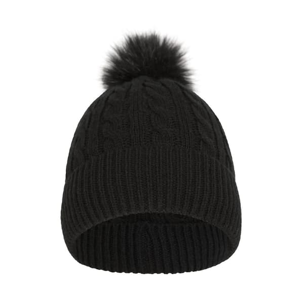 Mountain Warehouse Womens/Ladies Pom Pom Faux Fur Lined Beanie