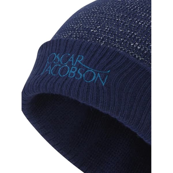 Oscar Jacobson Mens Avalon Logo Beanie