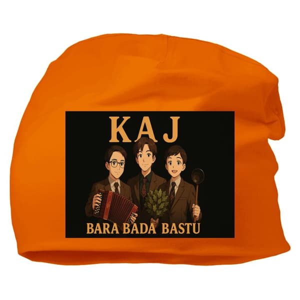 Beanie för Vuxen | Klassisk Mössa i Mjukt Material KAJ Bara ba Orange One-size