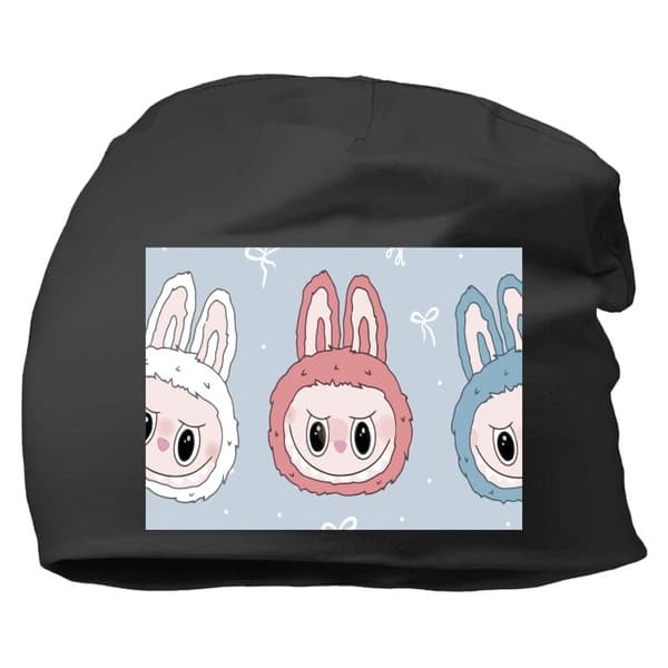 Beanie för Vuxen | Klassisk Mössa i Mjukt Material Pastel Labubu