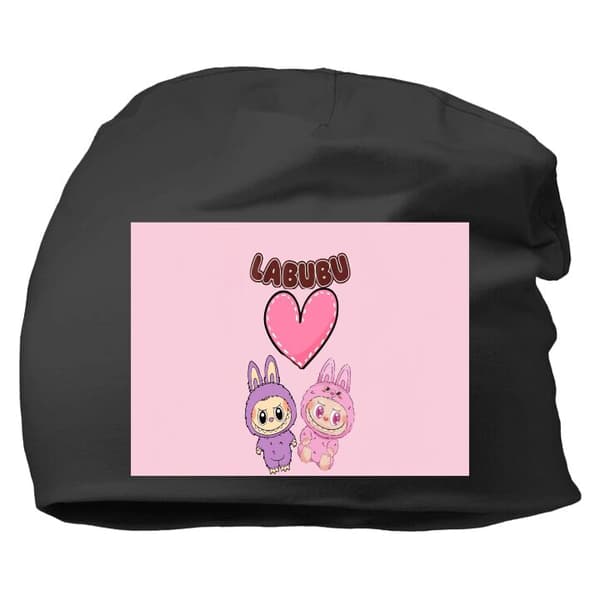 Beanie för Vuxen | Klassisk Mössa i Mjukt Material Labubu Pink Monster