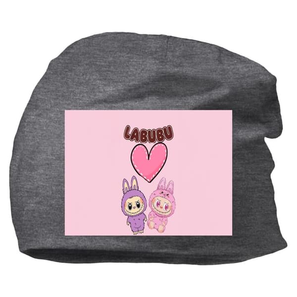 Beanie för Vuxen | Klassisk Mössa i Mjukt Material Labubu Pink Monster