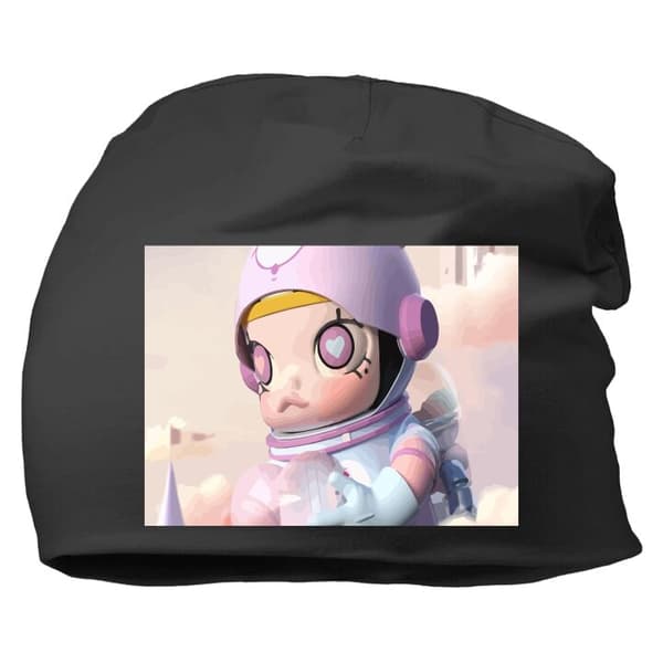 Beanie för Vuxen | Klassisk Mössa i Mjukt Material Mega Space Molly Care Bears Series - Share Bear Edition Svart One-size