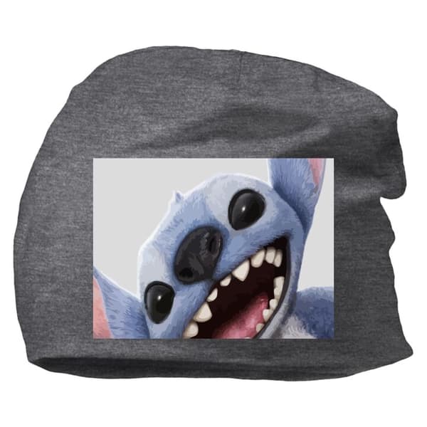 Beanie för Vuxen | Klassisk Mössa i Mjukt Material Stitch i Fart – Kawaii Design för Fans & Barn