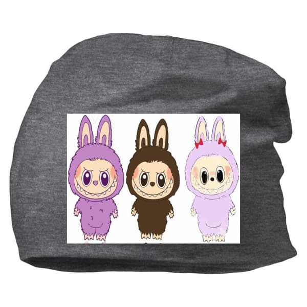 Beanie för Vuxen | Klassisk Mössa i Mjukt Material Labubu Pink