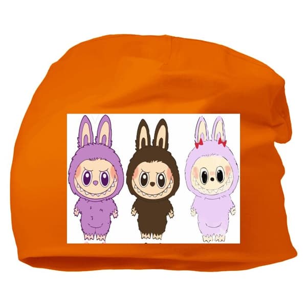 Beanie för Vuxen | Klassisk Mössa i Mjukt Material Labubu Pink