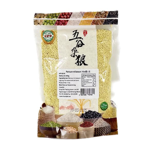 Ris Hirs Klibbigt 400g Wu Gu Za Liang Kina