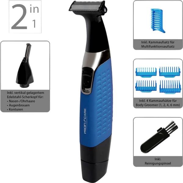 Profi-Care PC-BHT 3074 330740 Detaljtrimmer Blå, Svart